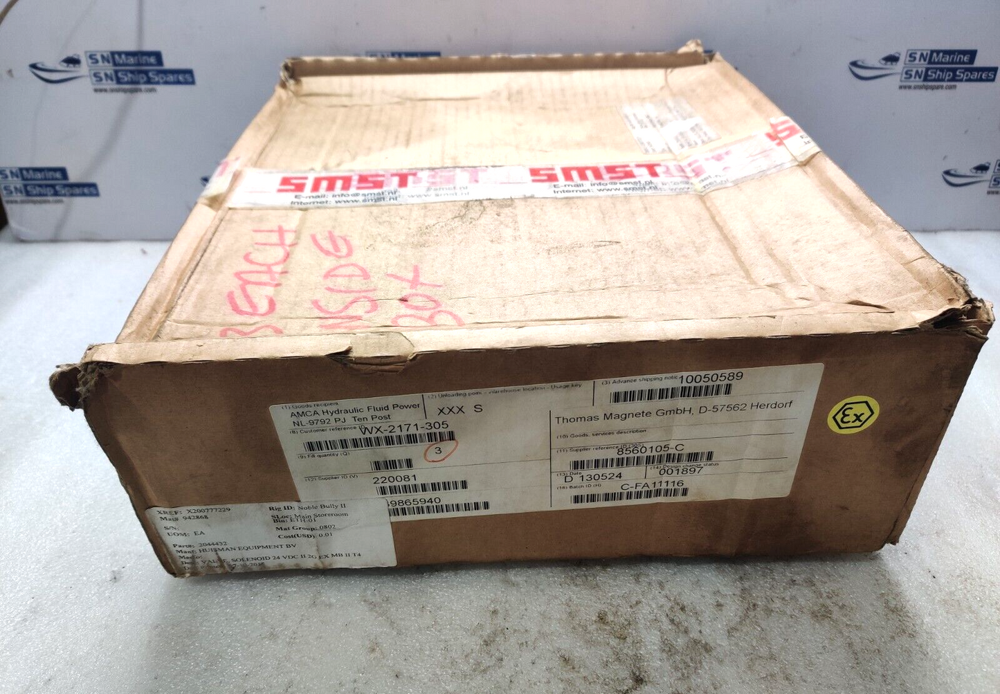 Thomas Magnete 8560105 Solenoid Valve 24VDC II 2G EX MB II T4 Huisman 2044432