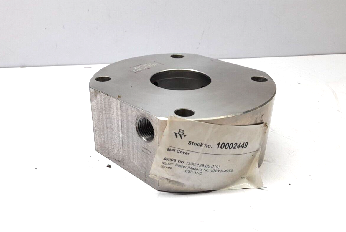 Sulzer 104085040003 Seal Cover 85040003 1.4021+QT700