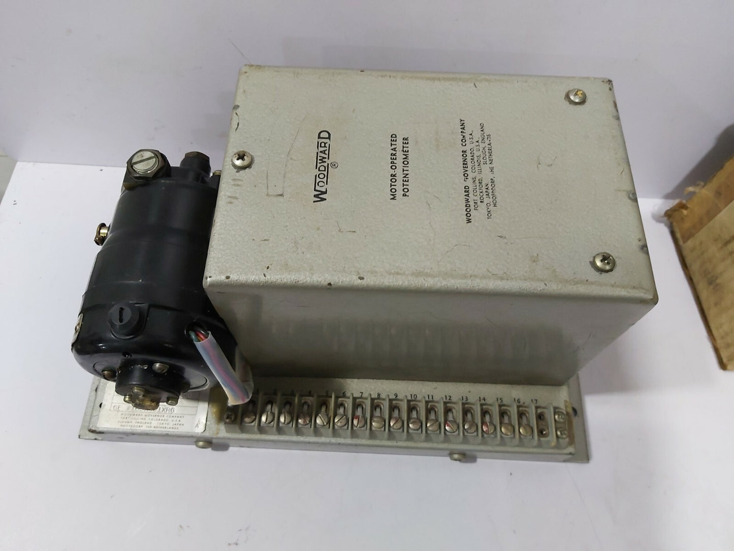 WOODWARD MOTOR OPERATED POTENTIOMETER 8271-137 / 8271137
