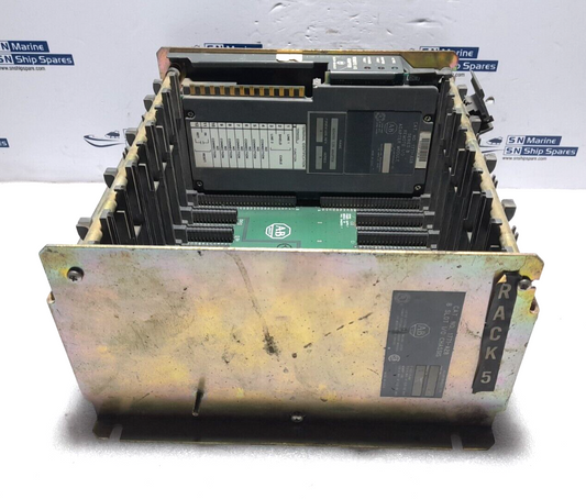Allen Bradley 1771-ASB Ser B Remote I/O Adapter Module With 1771-A2B 8 Slot I/O
