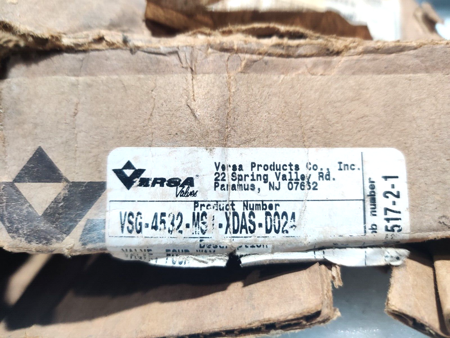 Versa VSG-4532-MS1-XDAS-D024 Pneumatic Directional Valve IP66/67 24VDC