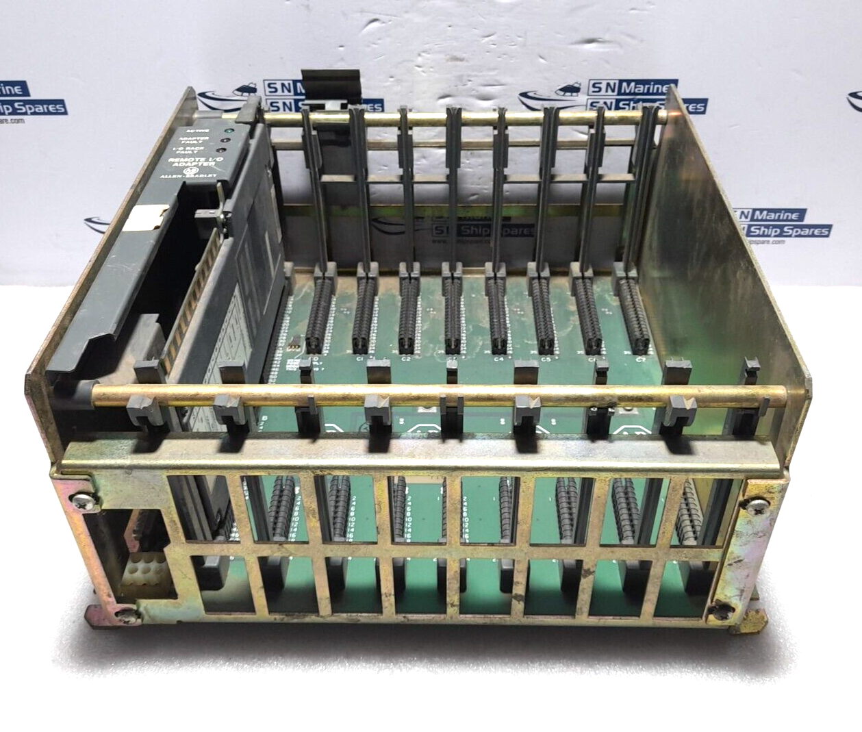 Allen Bradley 1771-ASB Ser B Remote I/O Adapter Module With 1771-A2B 8 Slot I/O