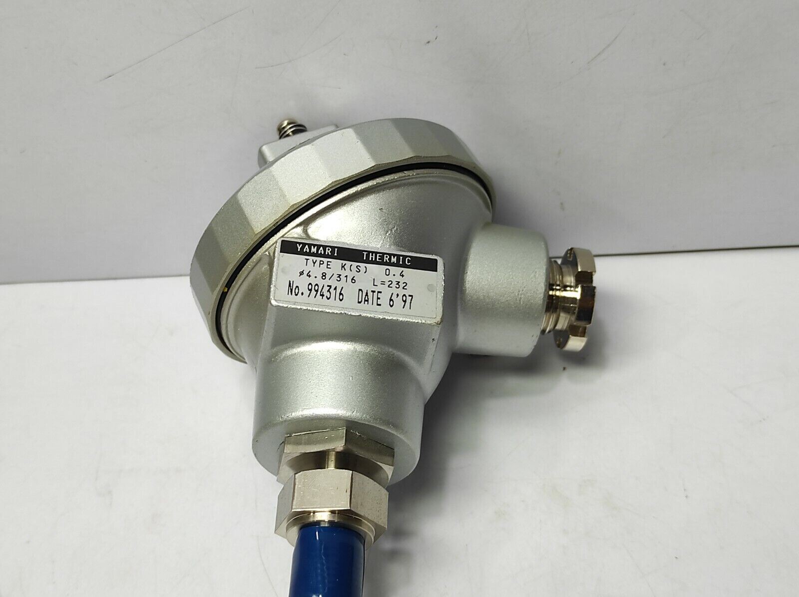 Yamari Thermic Type k(S) 0.4 Thermocouple Φ 4.8/316 L=232 994316