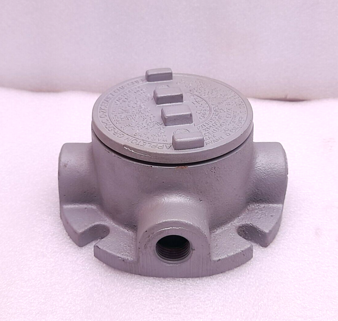 Appleton GRFX50 Junction Box 4-Way ½ In NPT GRF Flanged Explosion Proof