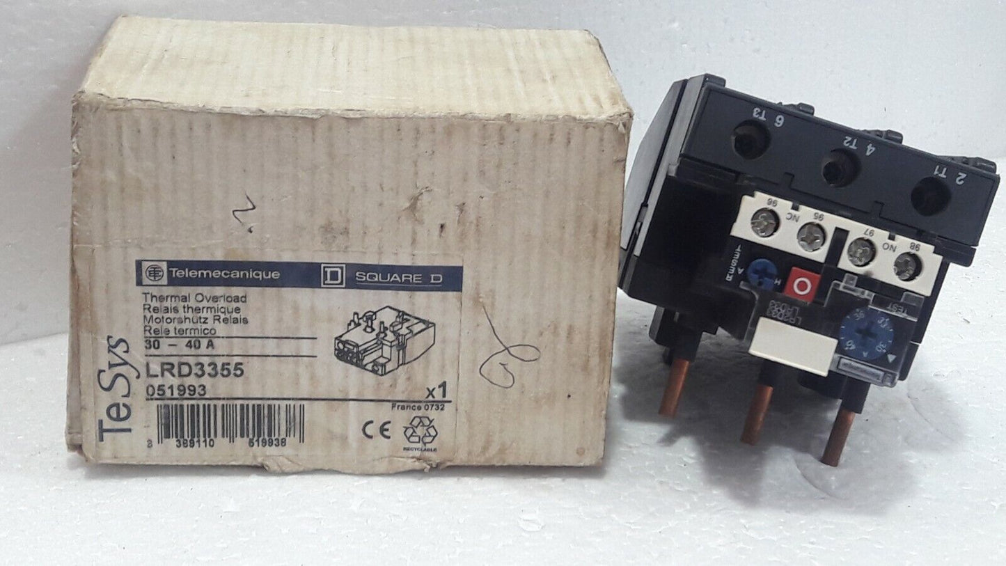 Telemecanique Square D Themal Overioad Relay LRD3355 / LR2D3355