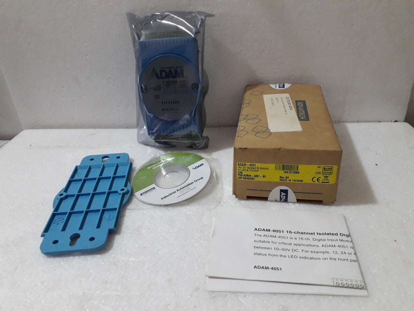 Advantech ADAM-4051 Digital Input  Module P/N ADAM-4051-BE 16 Channel Isolated