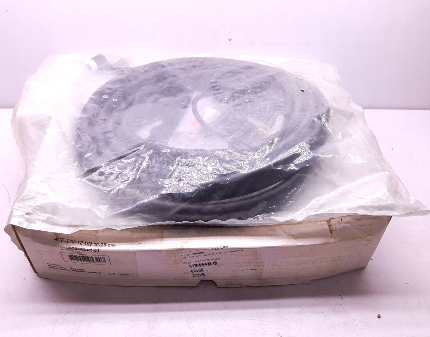 Unitor 4CE-17V-12-UN 10-25 c/w Spare Part Kit 5001402 Tig Torch T-150 Complete