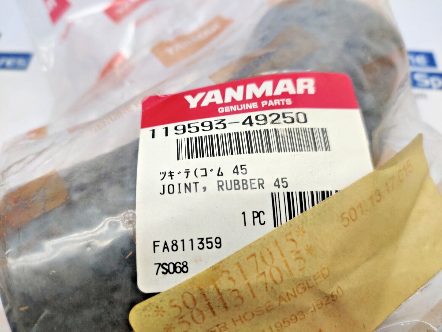 Yanmar 119593-49250 Joint Rubber 45
