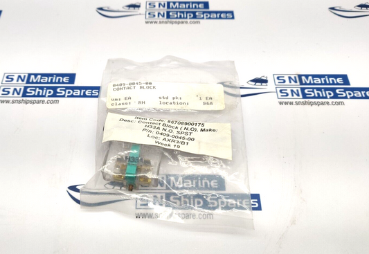 0409-0045-00 Contact Block Class:RH