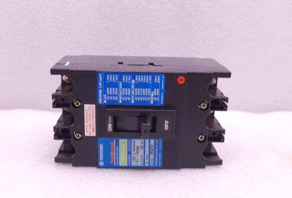 Terasaki XE100NS Circuit Breaker 3P 100A 220Vac 25KA 50/60Hz