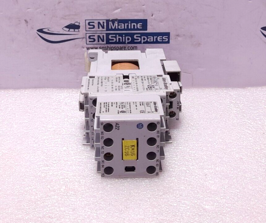 Allen Bradley 100-C09Z*10 Ser A 24VDC Contactor With 100-FA22 Ser A Auxiliary Co
