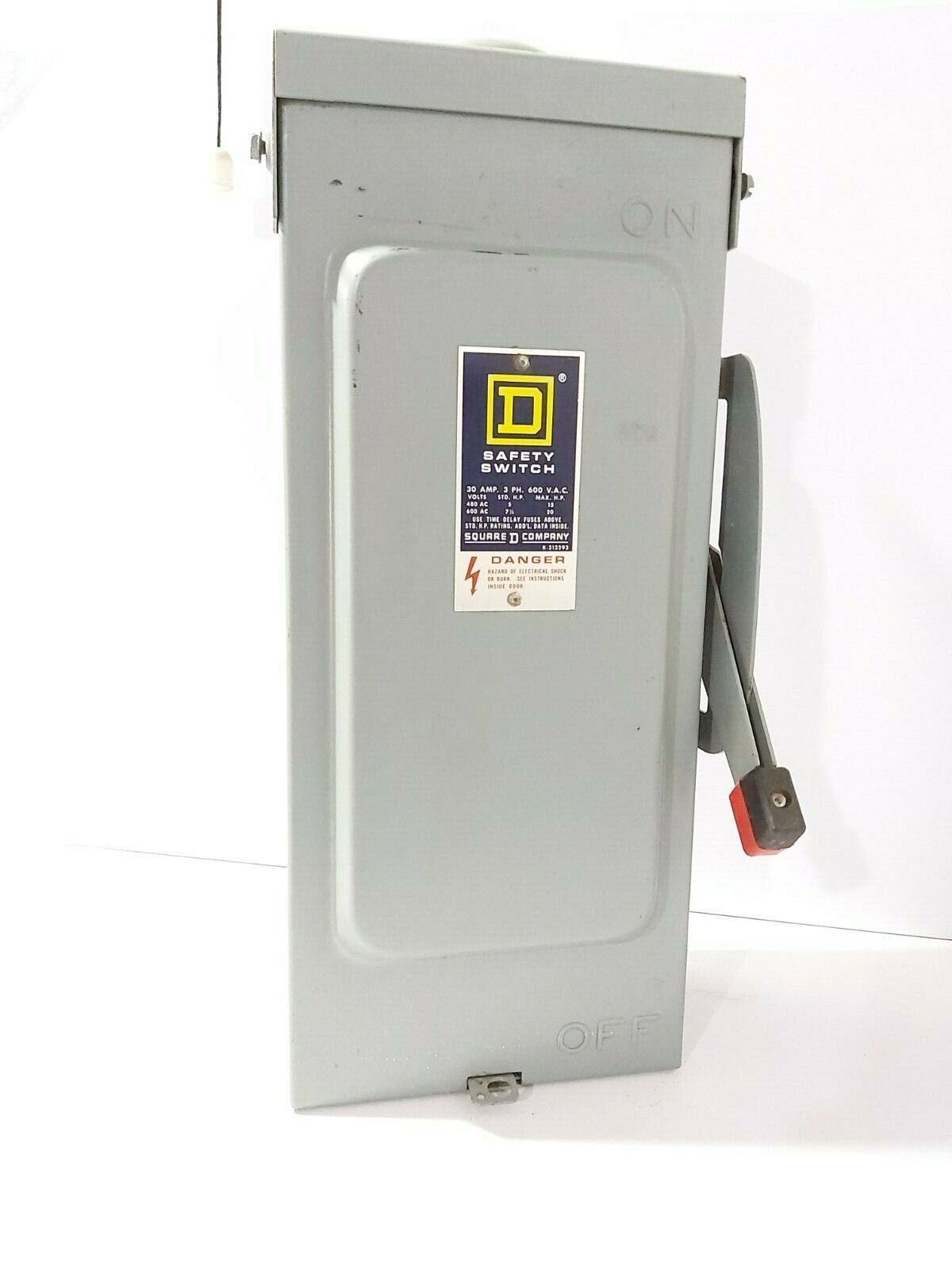 Square D H361RB 600V Heavy Duty Safety Switch SER-E1