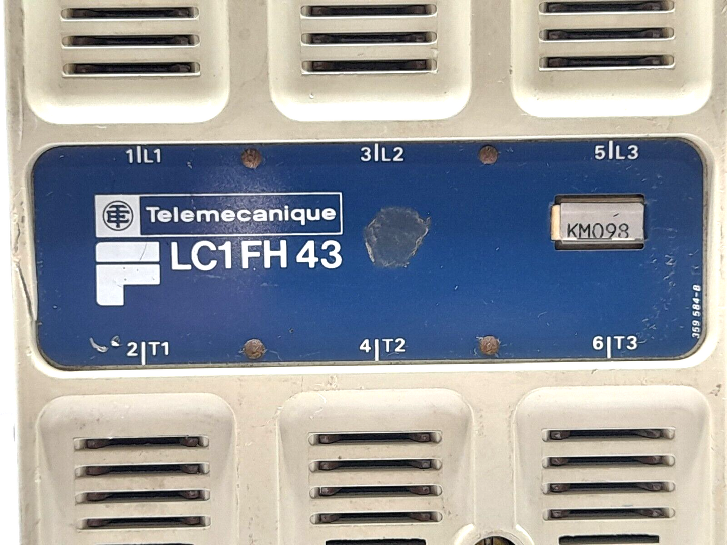 Telemecanique LC1FH43 Contactor LC1 FH 43 Ith: 350A LA1 F 311 Ui: 660V~ Ith: 15A