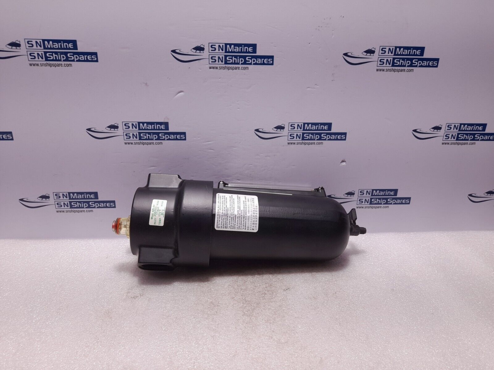 Speedaire 4ZL60 Air Line Lubricator Inlet 250 PSIG 17 Bar Max Outlet 175◦F 80◦C