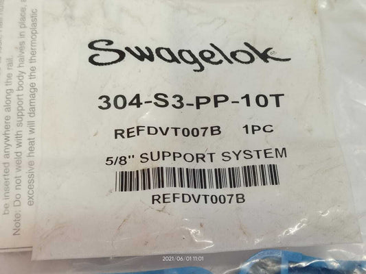 Swagelok 304-S3-PP-10T 5/8 Inch Support System 29-Pcs Lot Sale