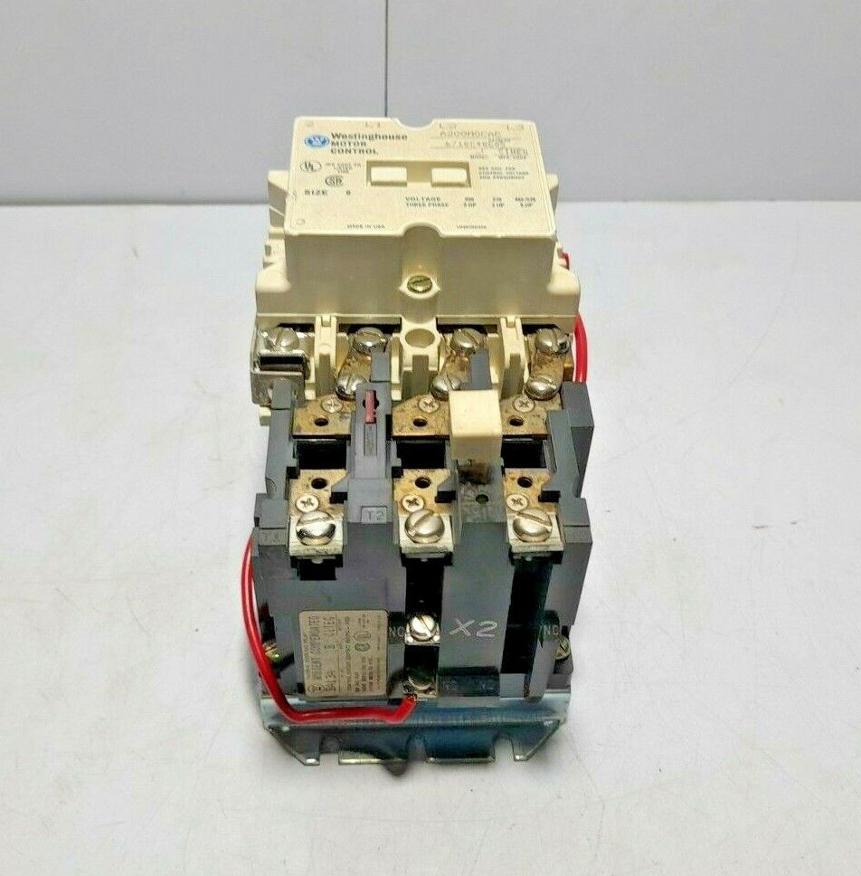 Westinghouse Motor Control A200M0CAC 6710C48G05 J Contactor 120V60Hz 110V50Hz