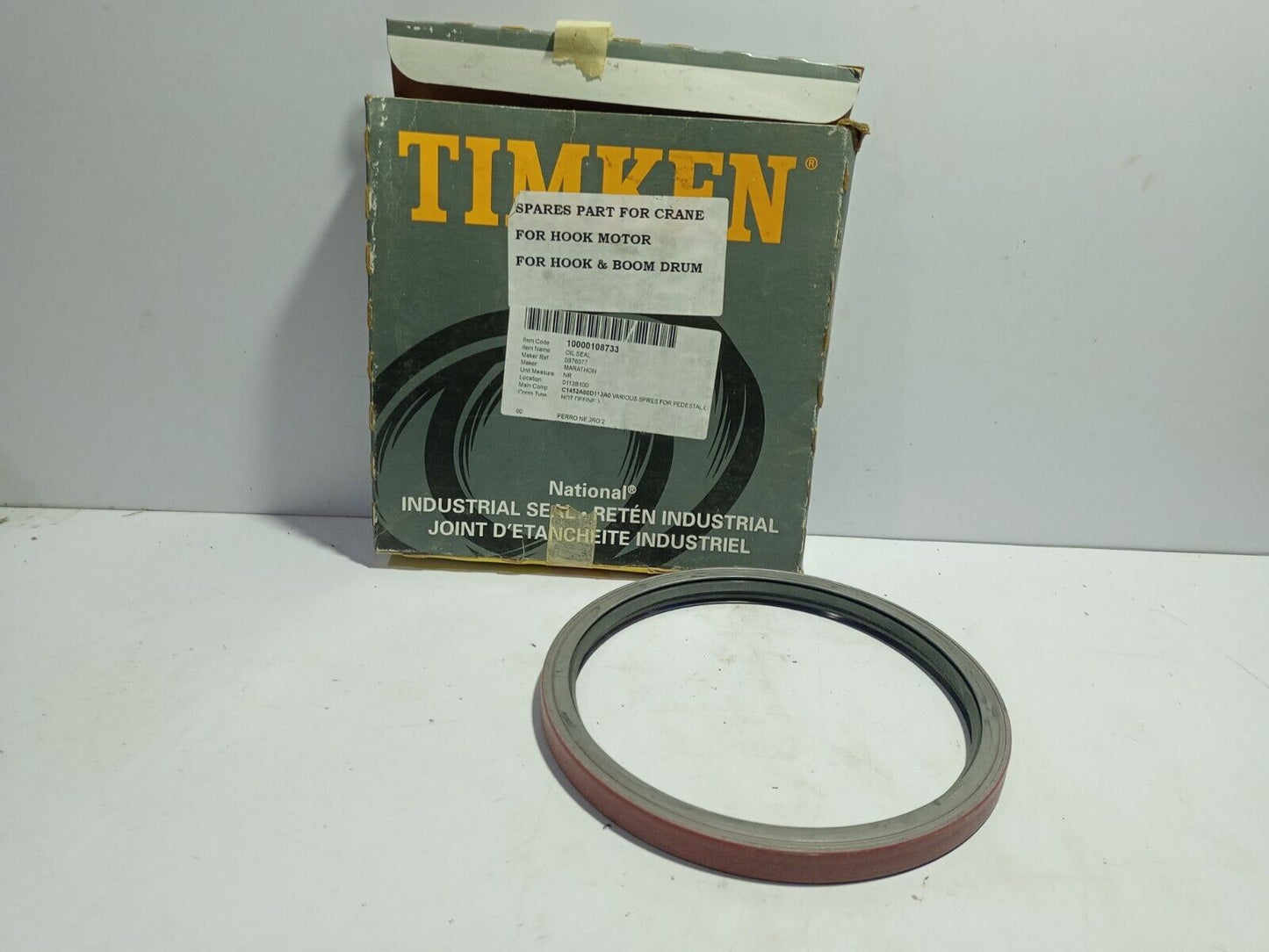 Timken 415294 Oil Seal 6.500x7.500x0.562 4504097258 9L-097-6077 Marathon 0976077