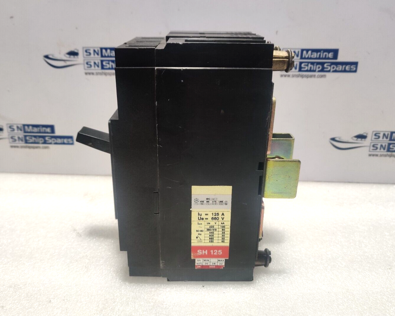 ABB SACE SH125 Circuit Breaker Iu= 125A Ue= 660V SH 125