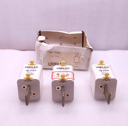 Unelec 37243 Fuse 2 gl 315.P 500V~ - 3PCs/Lot