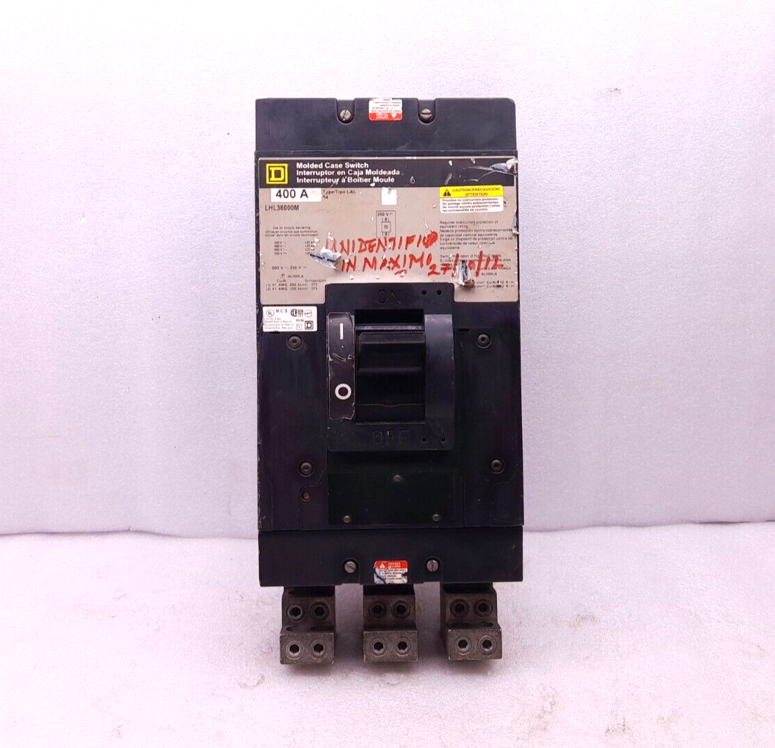 Square D LHL36000M Molded Case Switch 400A