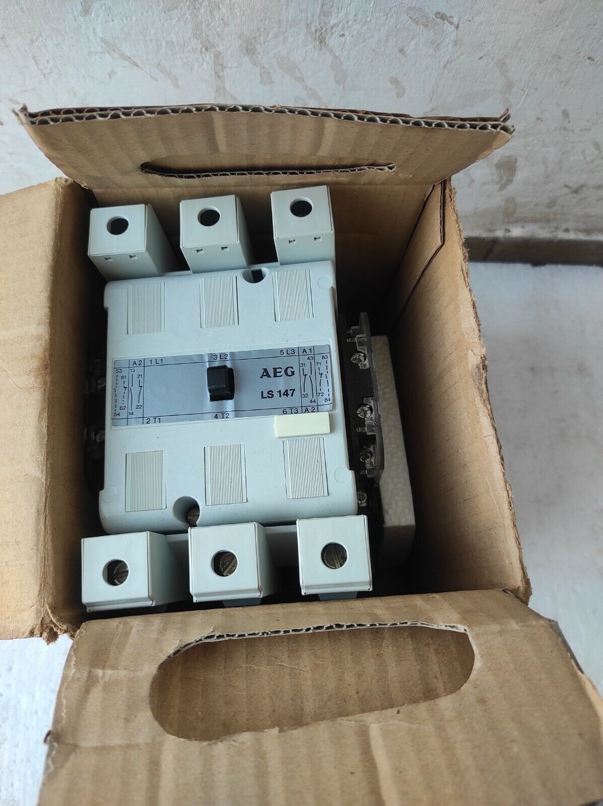 AEG LS147.22 Contactor 220-240V 50/60Hz Mit Mod ELSA LS147 Ith 180A 3 Pole Break