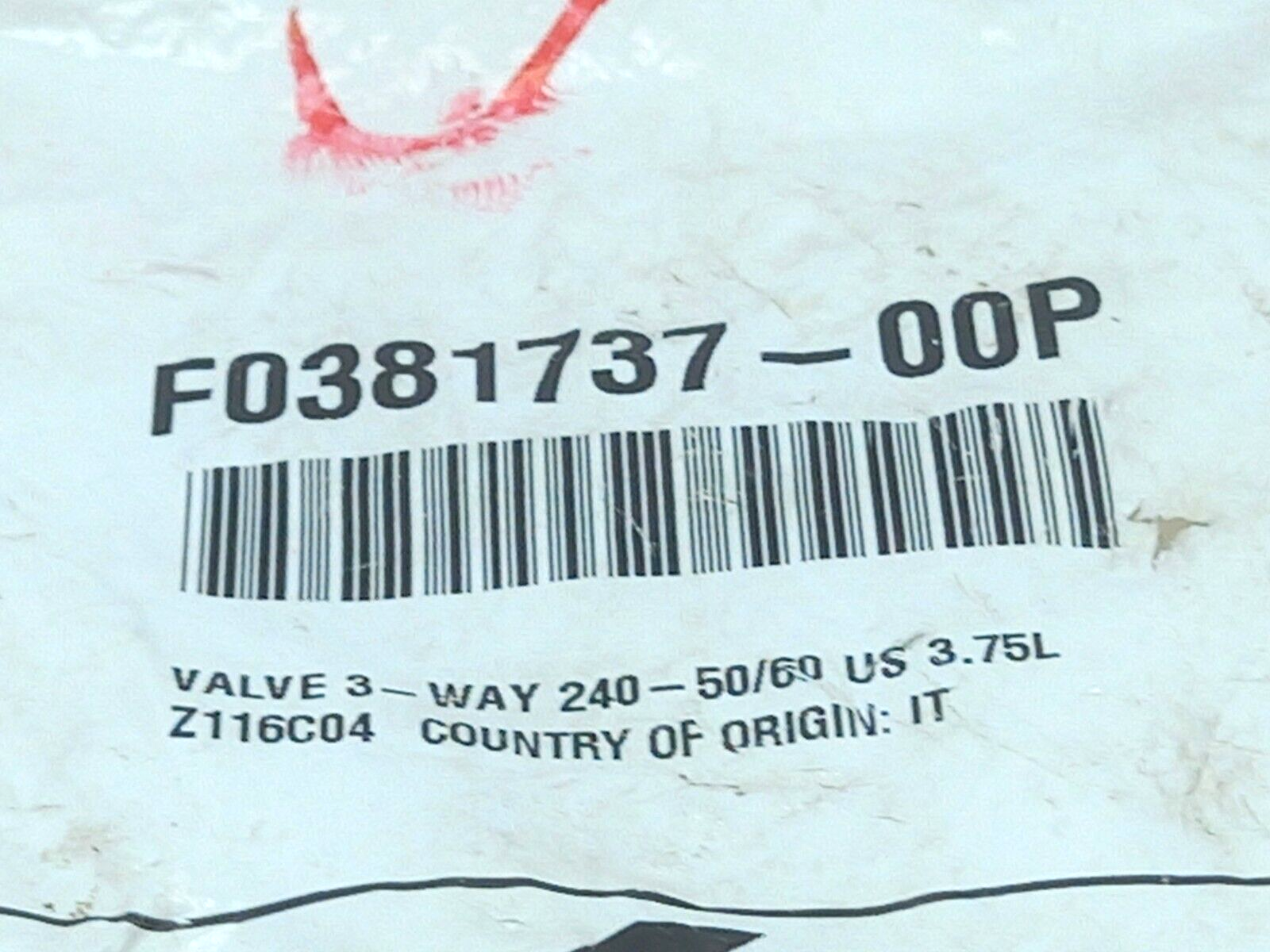 Speed Queen F0381737-00P Washer VALVE 3-WAY 240-50/60 US 3.75L Z116C04