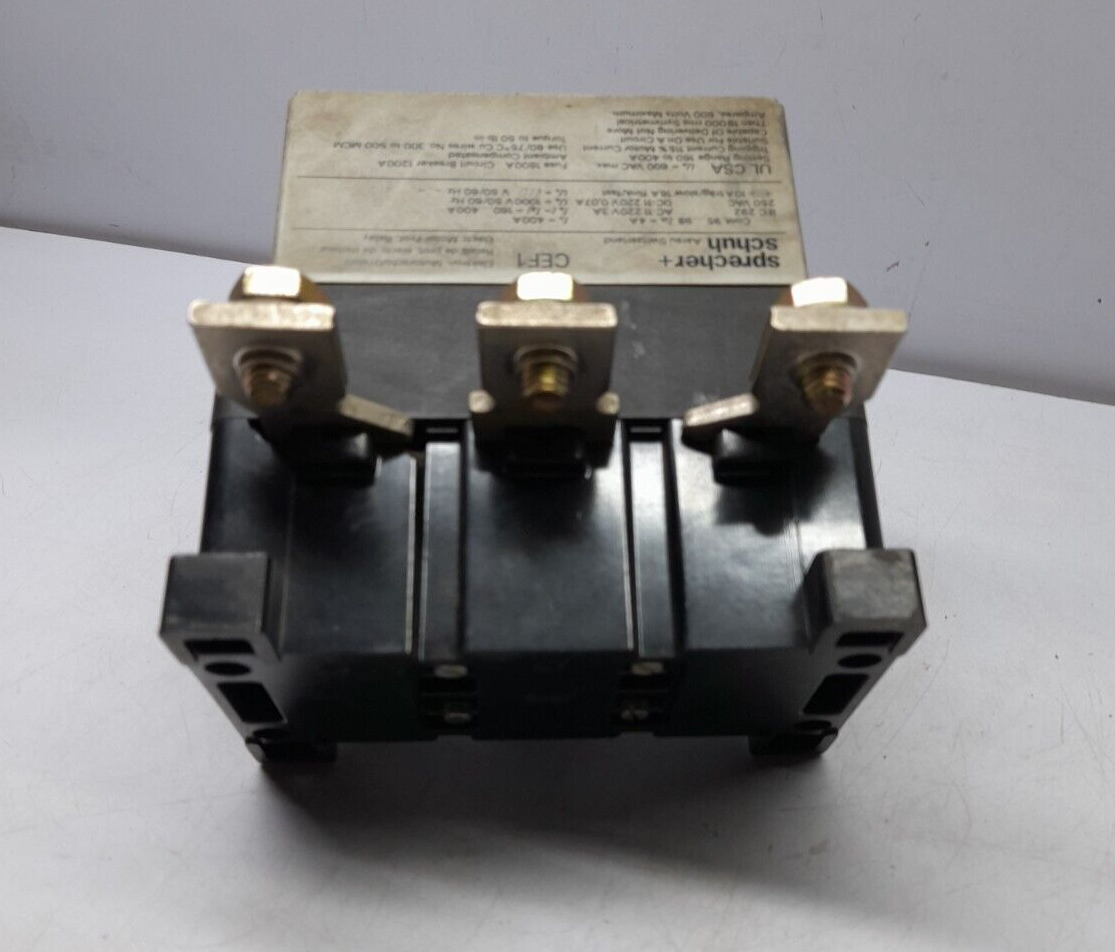 Sprecher Schuh CEF1-22 Electronic Motor Protector Relay Cont 95…98 Ith=4A In=400