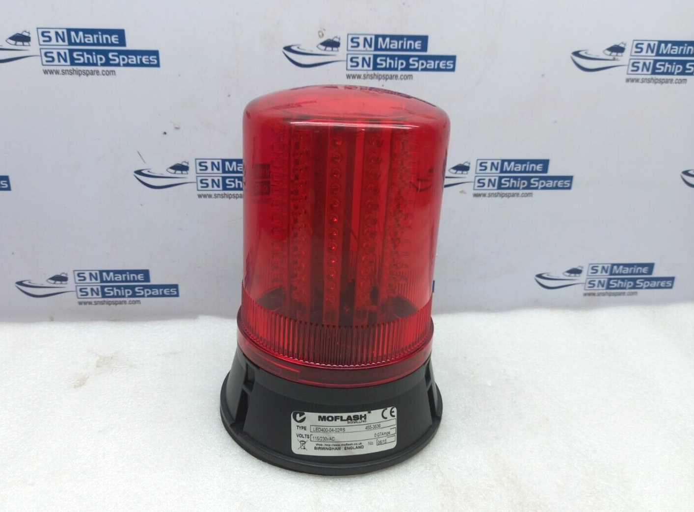 Moflash LED 400-04-02RS Multi-Effect Red LED Beacon XS0164