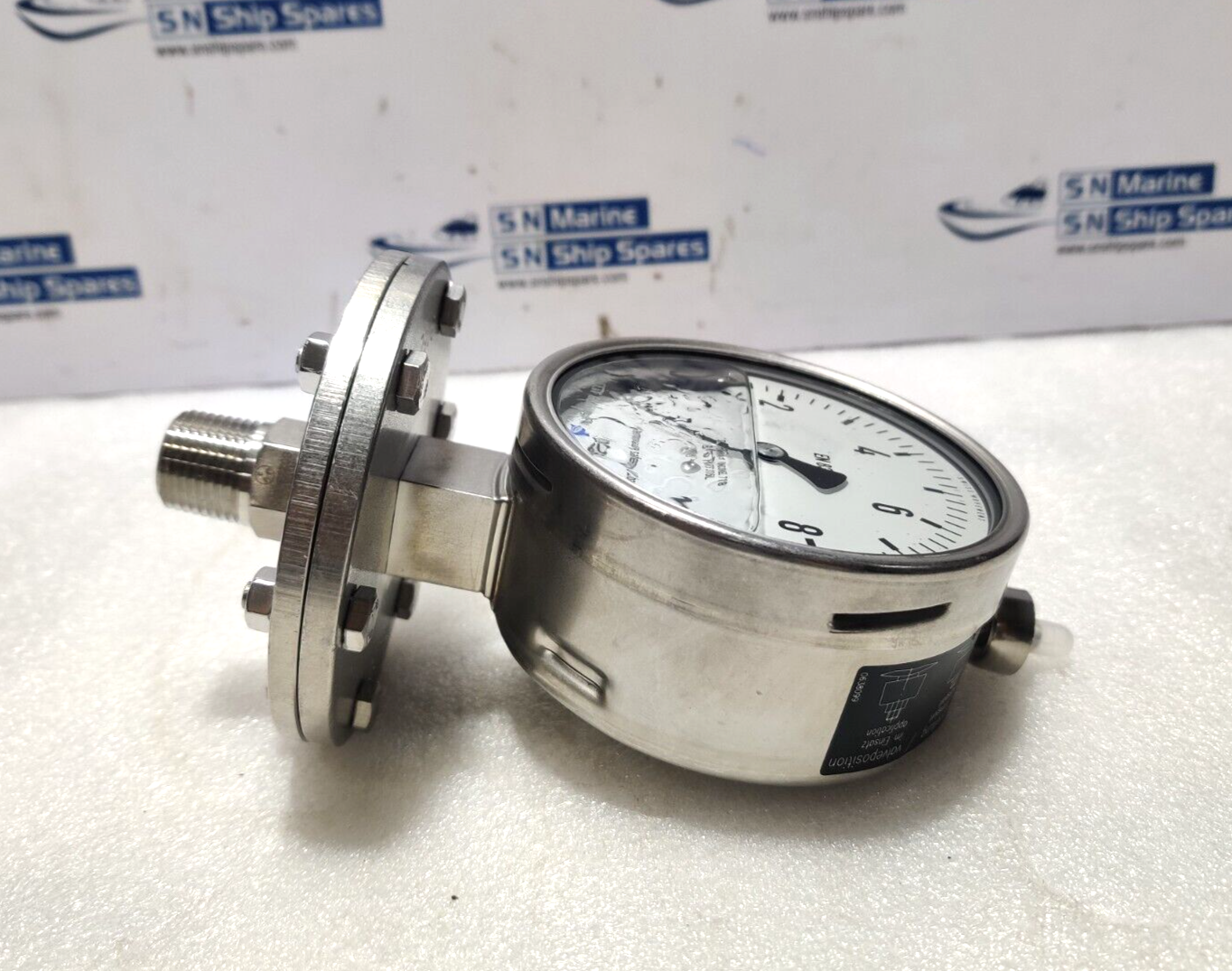 Wika 0-10Bar Pressure Gauge With Attached Assembly