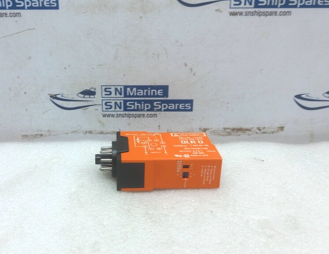 Syrelec ORL U Time Delay Relay 220VAC/24AC/DC