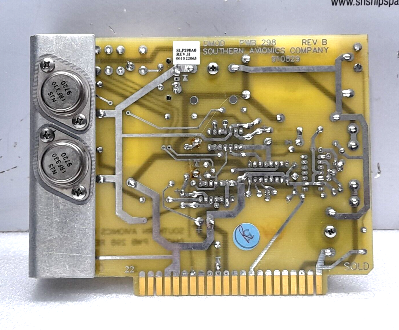 Southern Avionics SLP298A0 Rev H PCB DMOD PWB 298 Rev B 910829
