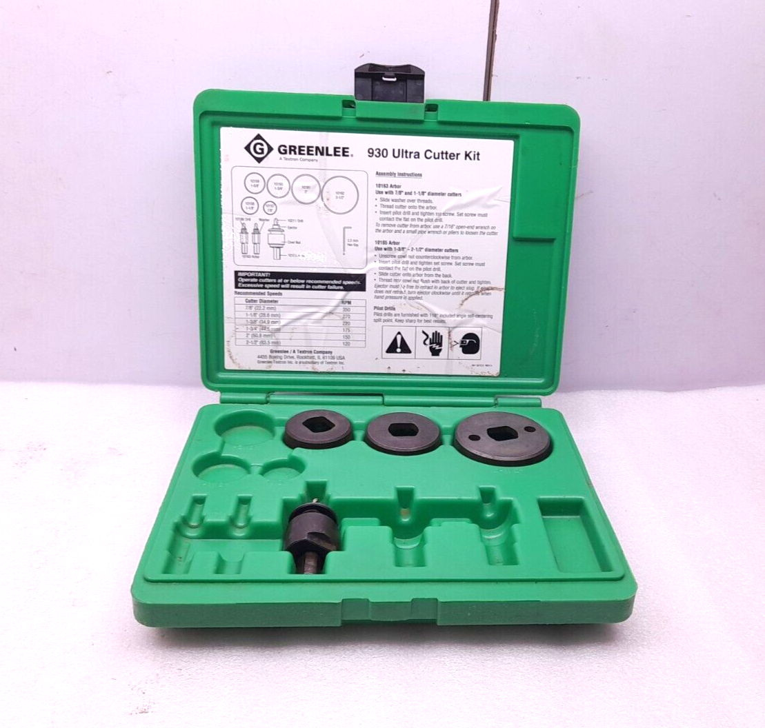 Greenlee 930 Ultra Cutter Kit Incomplete Kit