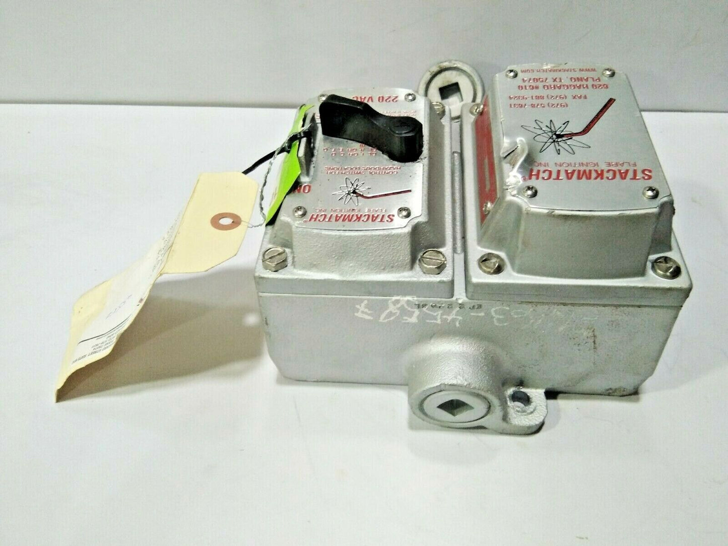 STACKMATCH EDSKBA CONTROL PANEL 220VOLT HPT ROD PILOT & IGNITER PUSH BUTTON 