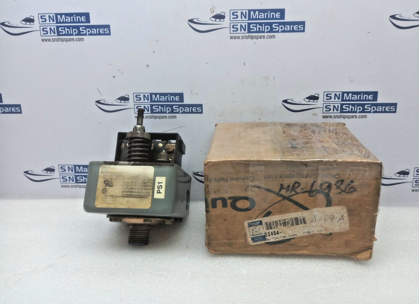 Square D 9013GHG1S8J54 Pressure Switch Ser C Quincy 22454-1