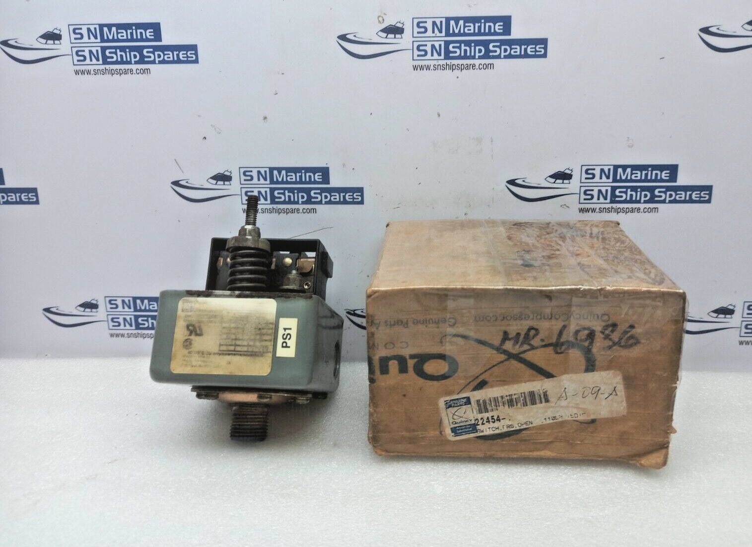 Square D 9013GHG1S8J54 Pressure Switch Ser C Quincy 22454-1
