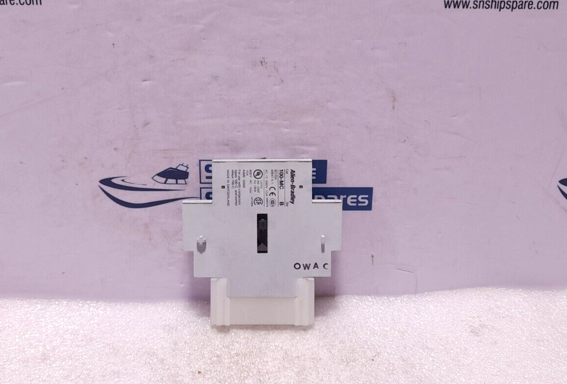 Allen Bradley 100-MCA02 Contactor Interlock Ser B AC-12 690V 10A 22.422.140-01
