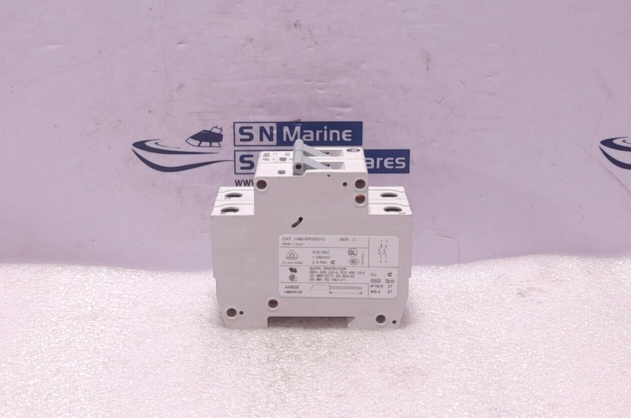 Allen Bradley 1492-SP2D010 Miniature Circuit Breaker 1492SP2D010