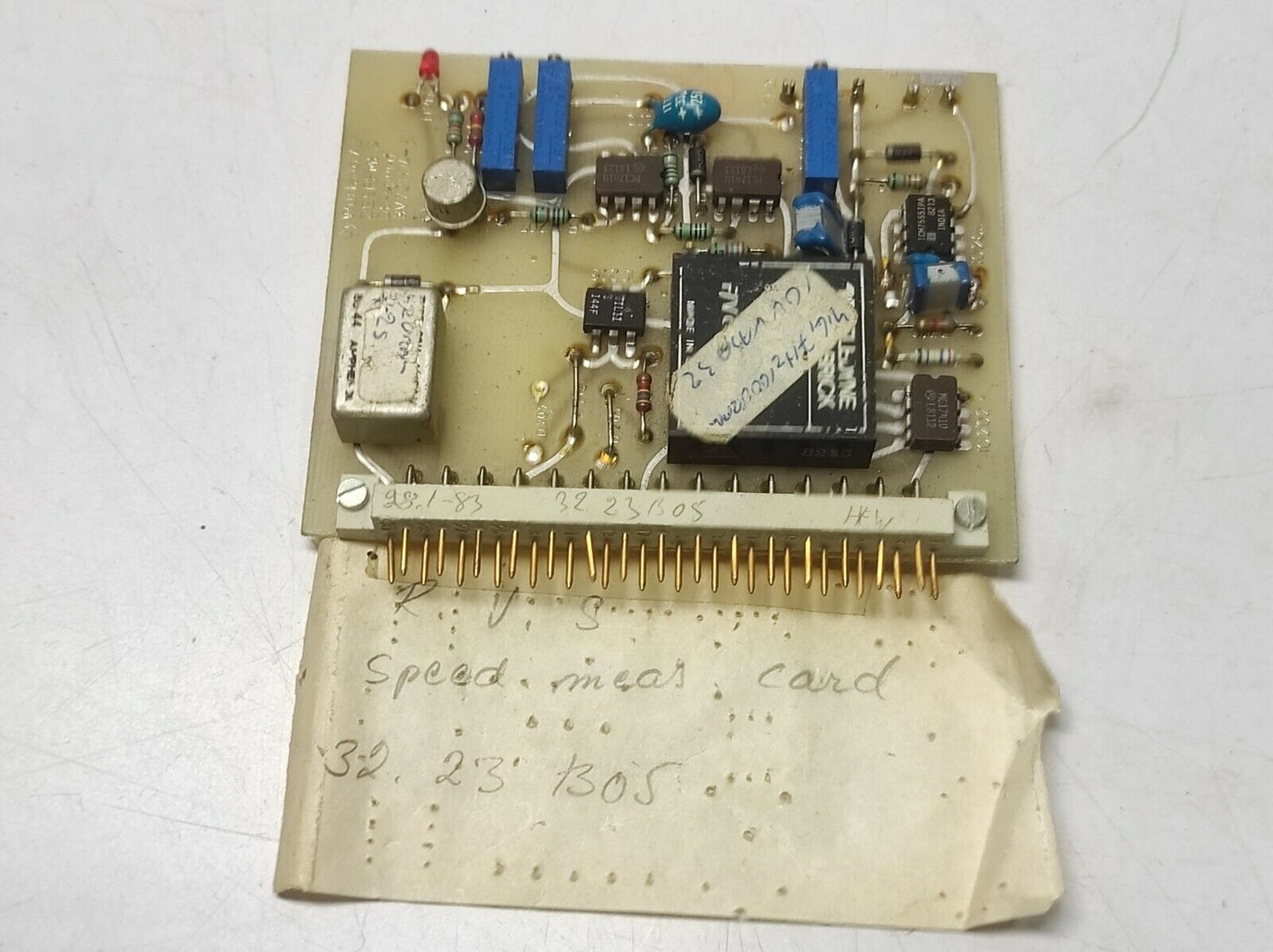 Wartsila 3V72H74-3 PCB 32.23B05 R.V.S. Speed Meas Card DE-Speed