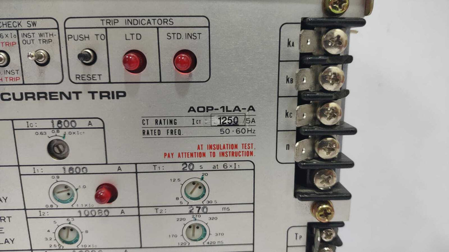 Terasaki AOP-1LA-A Over Current Trip AOP1LAA