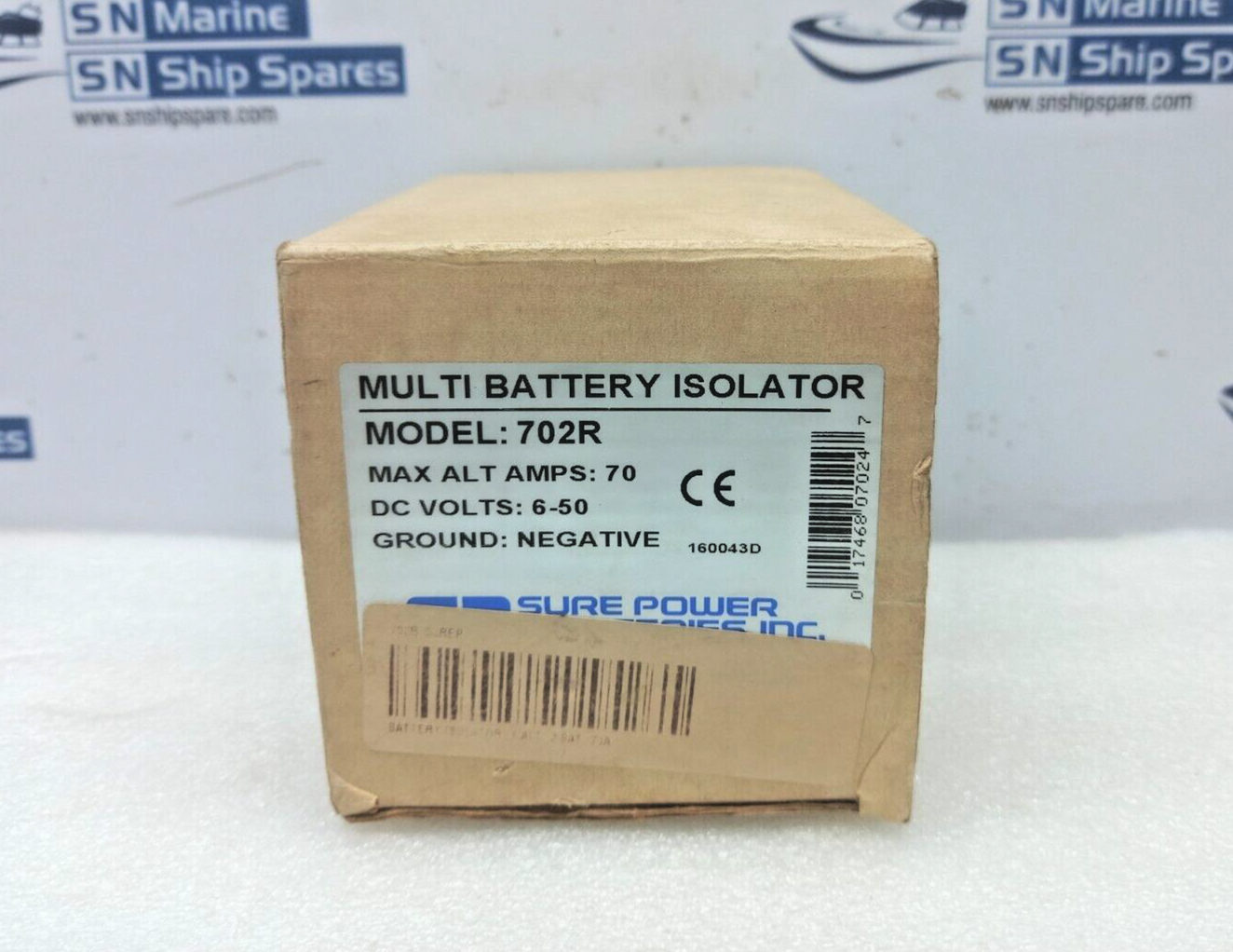 Super Power Model: 702R Multi Battery Isolator Max Alt Amps: 70 DC Volt: 6-50