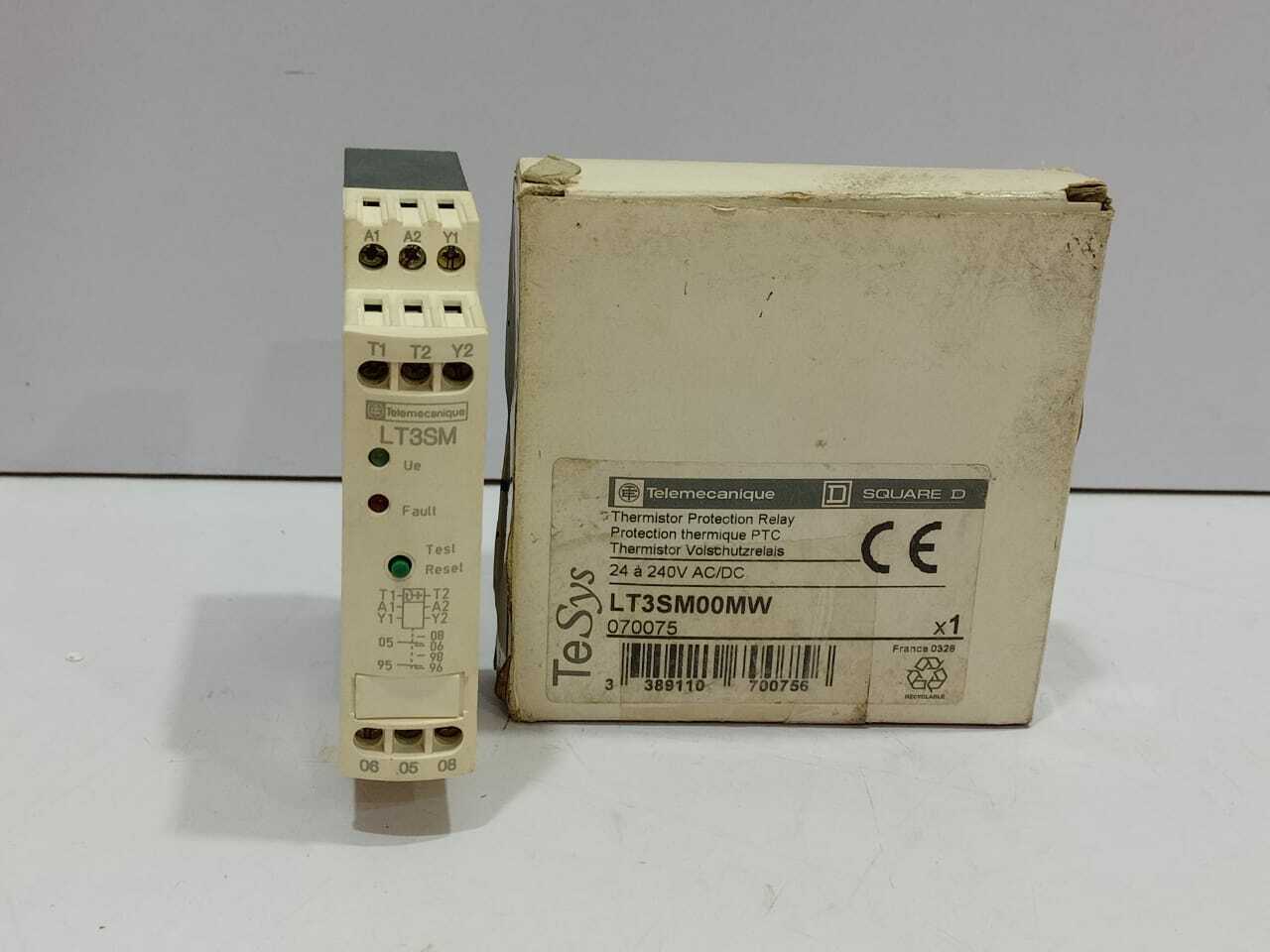 Telemecanique LT3SM00MW Thermistor Protection Relay Square D 24A 240V AC/DC LT3S