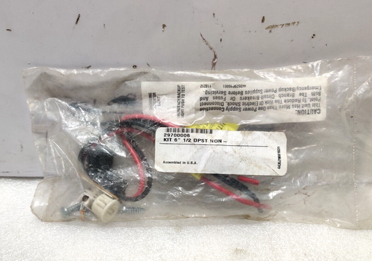 29700006 Kit 6” ½ DPST NON