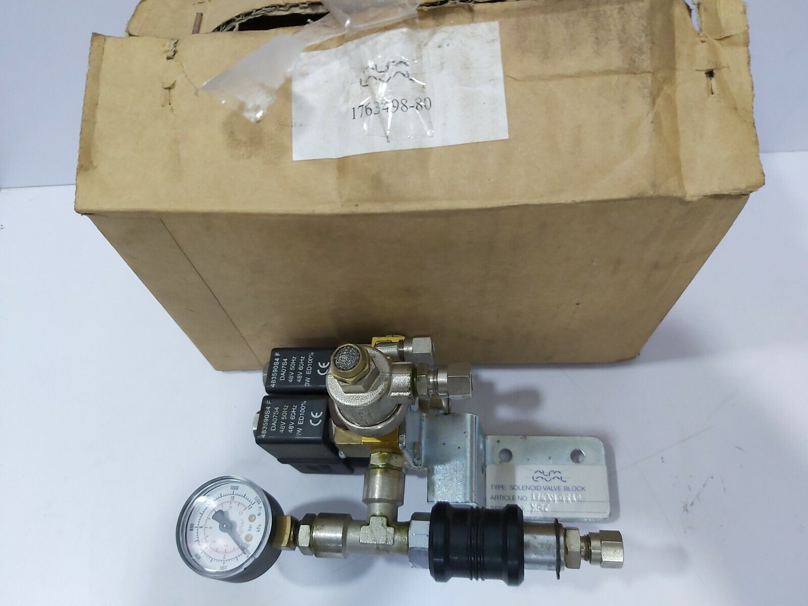 Alfa Laval 1763498-80 Solenoid Valve Block 176349880