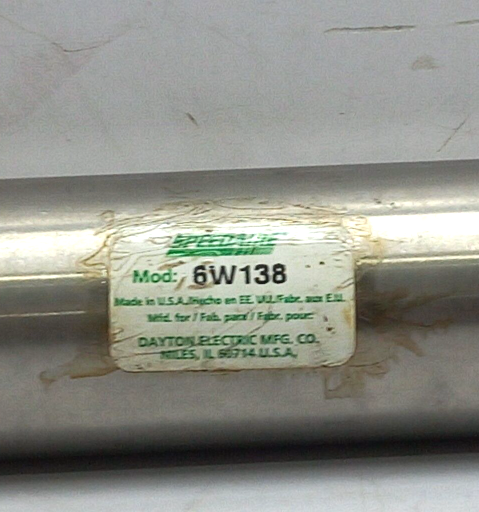 Speedaire 6W138 Air Cylinder