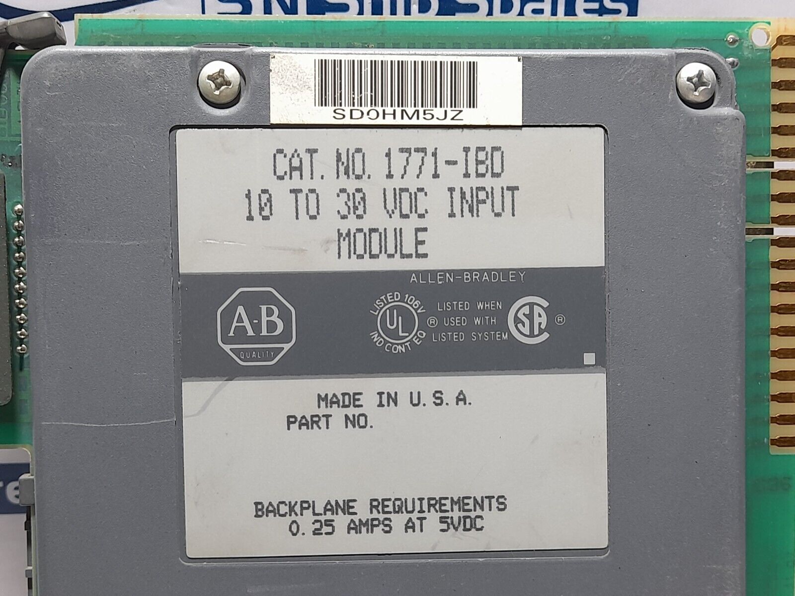 Allen Bradley 1771-IBD 10 To 30 VDC Input Module