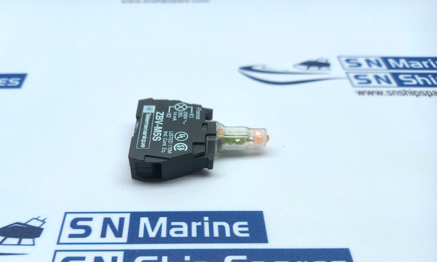 Telemecanique ZBV-M5S Integral Yellow Indicator 230/240AC