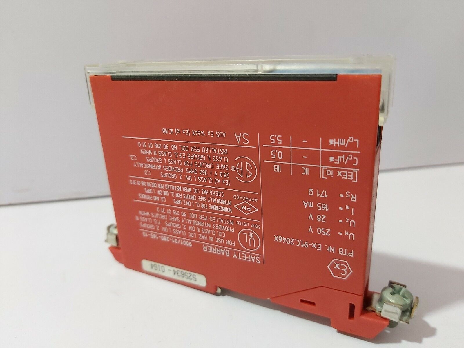 STAHL 9001/01-280-165-10 SAFETY BARRIER