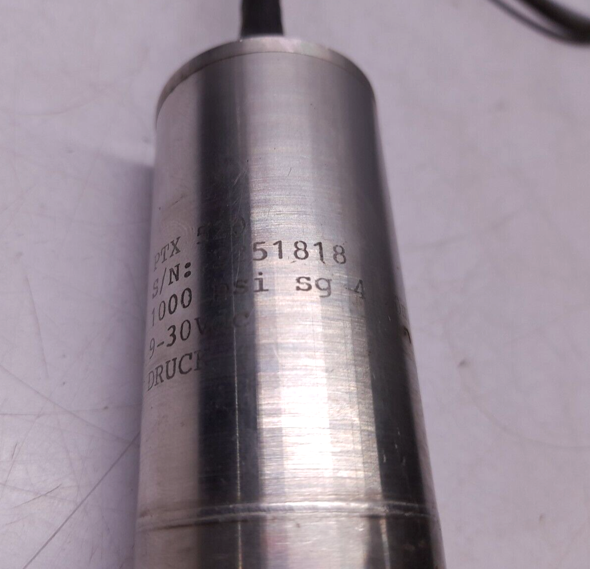 Druck PTX 520 Pressure Transmitter 1000 PSI sg 4-20mA 9-30 VDC