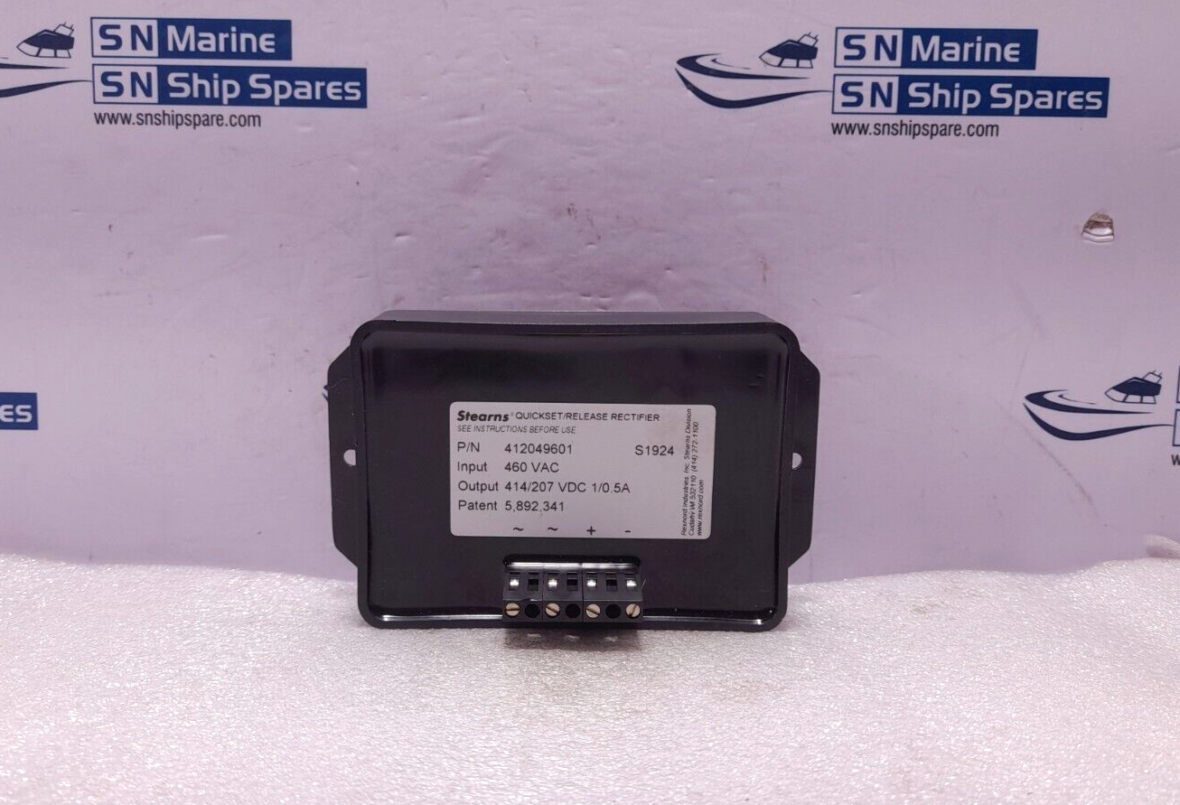 Stearns 412049601 Quickset/Release Power Rectifier Stearns 4-1-20496-01-K