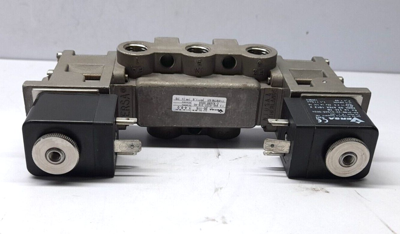 Versa VGG-4322-316-HCC-XISX6-D024 Solenoid 4 Way Valve 24VDC 1.6W  PSIG 20Min 11